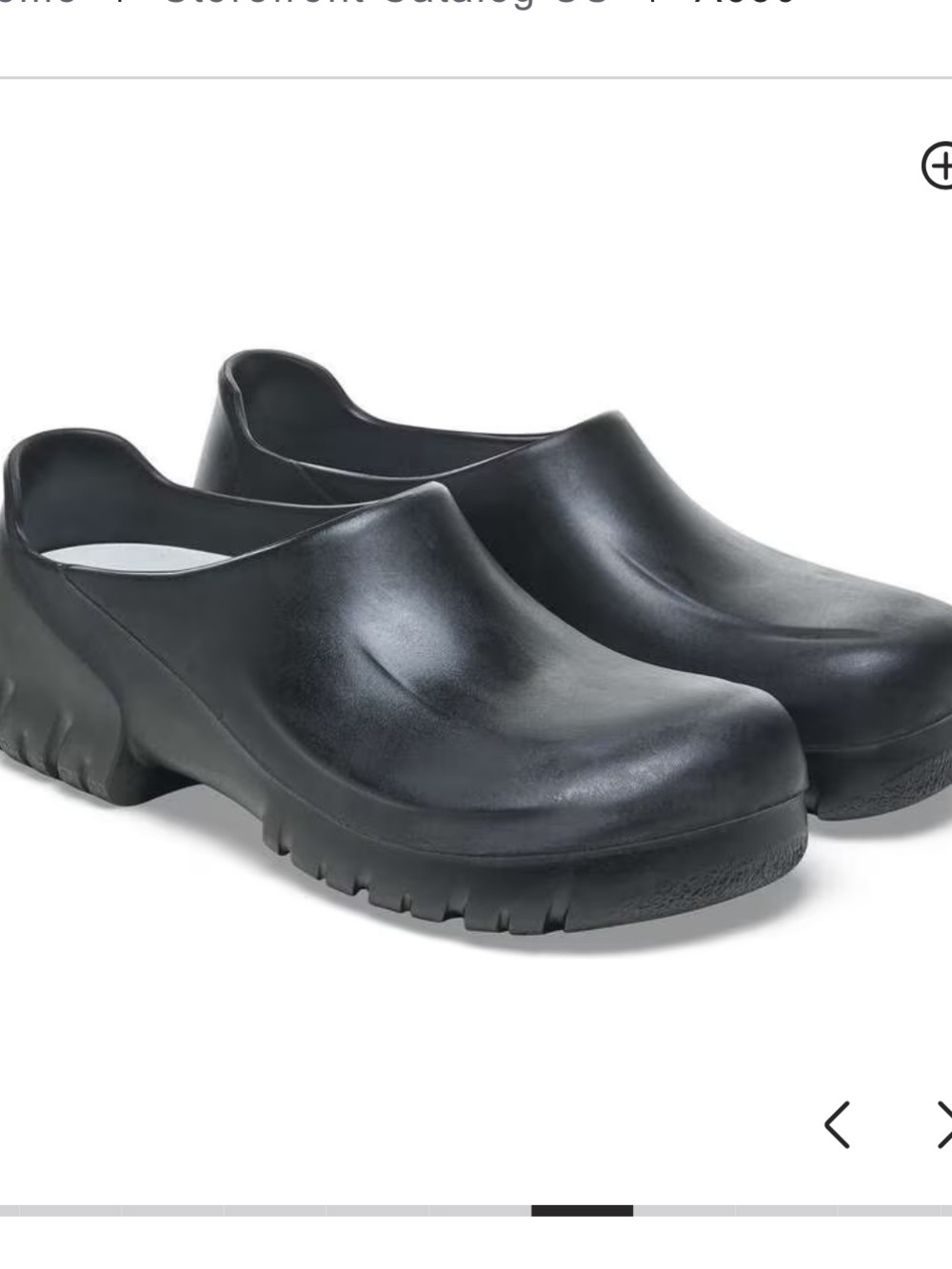 Birkenstock Unisex Black Work Clogs